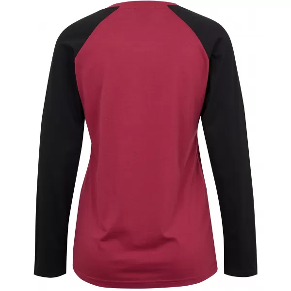  Tricou pentru femei cu mâneci lungi SAM 73 TIA WT 833 ROZ ÎNCHIS 