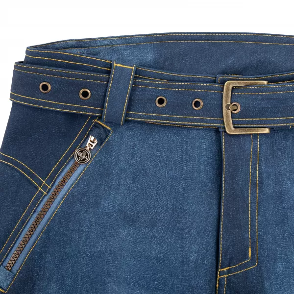  Pantaloni de schi pentru femei KILPI JEANSO-W QL0257KI ALBASTRU 