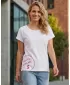 Tricou pentru femei cu mâneci scurte SAM 73 LEAH WT 828 ALB