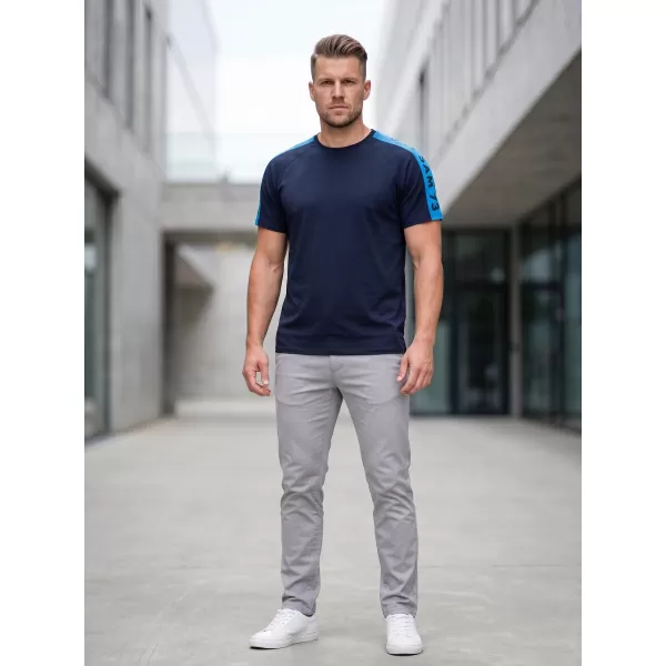  Tricou pentru bărbați cu mâneci scurte SAM 73 BONO MT 782 ALBASTRU ÎNCHIS 