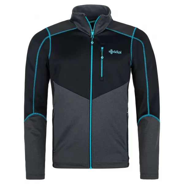  Hanorac pentru bărbați din fleece KILPI TEAM FLEECE-M QM0007KI NEGRU 
