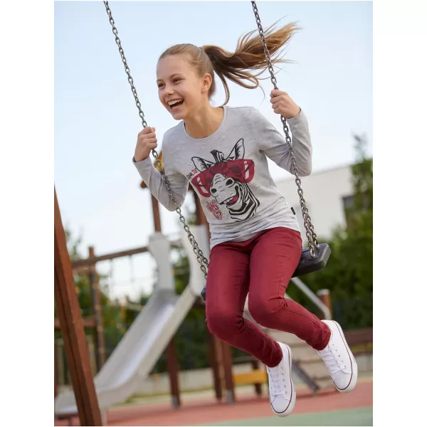  Tricou t -thirt cu mâneci lungi SAM 73 AGNES GT 555 GRI DESCHIS 