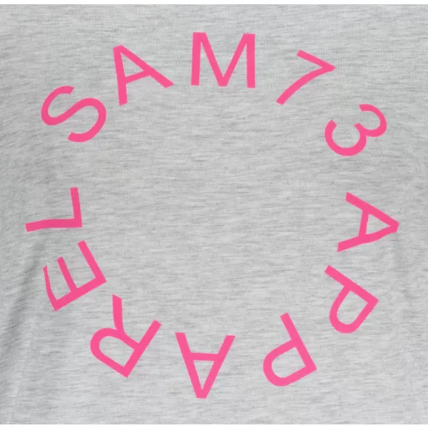  Tricou pentru femei cu mâneci scurte SAM 73 ARIAS WT 825 GRI DESCHIS 