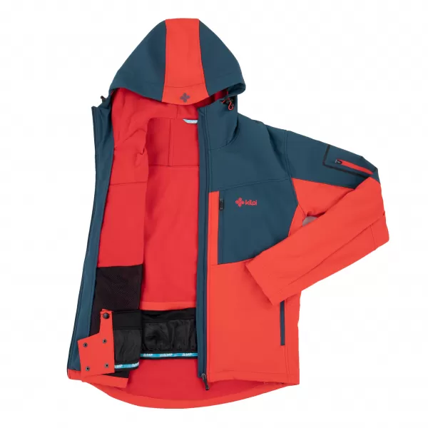  Jachetă softshell pentru bărbați KILPI PRESENA-M QM0157KI ROŞU 