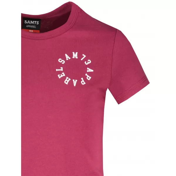  Tricou de fată cu mâneci scurte SAM 73 LEONI GT 553 ROZ ÎNCHIS 