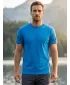 Tricou pentru bărbați cu mâneci scurte SAM 73 MATTHEW MT 779 ALBASTRU STRĂLUCITOR