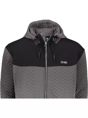 Hanorac pentru bărbați din fleece KILPI NEVIA-M QM0303KI GRI ÎNCHIS