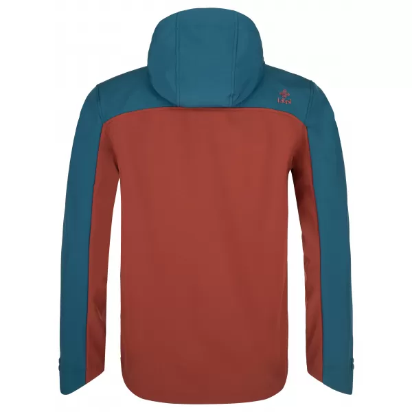  Jachetă softshell pentru bărbați KILPI RAVIO-M PM0044KI ROȘU ÎNCHIS 