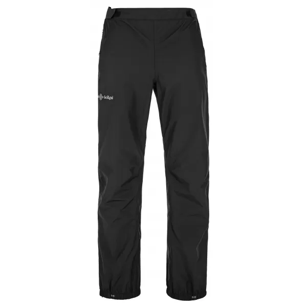  Pantaloni hardshell pentru bărbați KILPI ALPIN-M QM0202KI NEGRU 