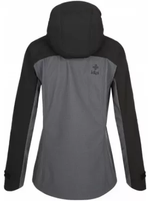 Jachetă softshell pentru femei KILPI RAVIA-W QL0001KI GRI ÎNCHIS