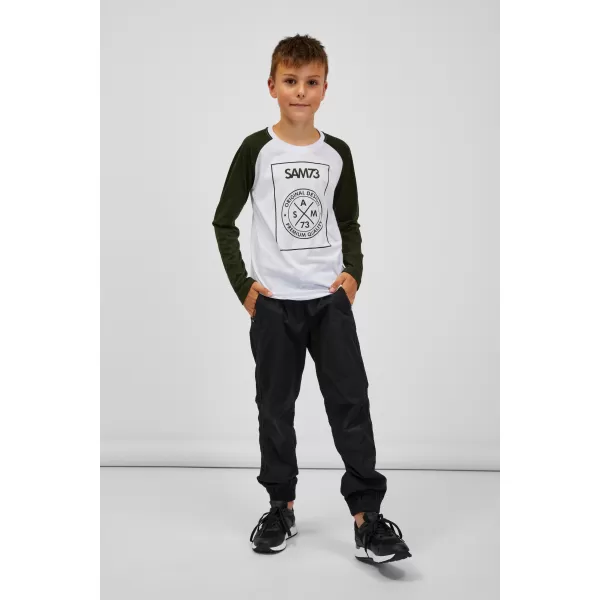  Băiat t -hirt cu mâneci lungi SAM 73 JACK BT 553 ALB 
