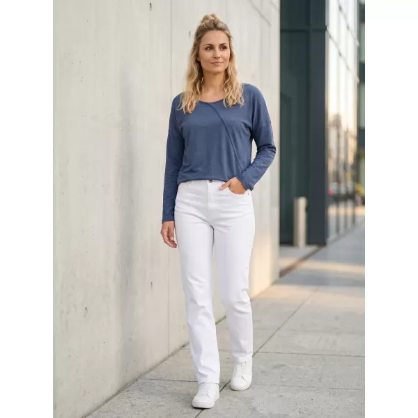  Tricou pentru femei cu mâneci lungi SAM 73 SANDRA WT 830 ALBASTRU 