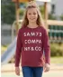 Tricou t -thirt cu mâneci lungi SAM 73 KAT GT 557 ROZ ÎNCHIS