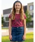 Tricou de fată cu mâneci scurte SAM 73 CAROLINE GT 554 ROZ ÎNCHIS
