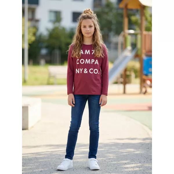  Tricou t -thirt cu mâneci lungi SAM 73 KAT GT 557 ROZ ÎNCHIS 