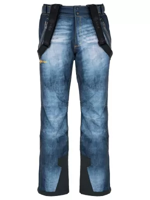 Pantaloni de schi pentru bărbați KILPI DENIMO-M QM0254KI ALBASTRU ÎNCHIS