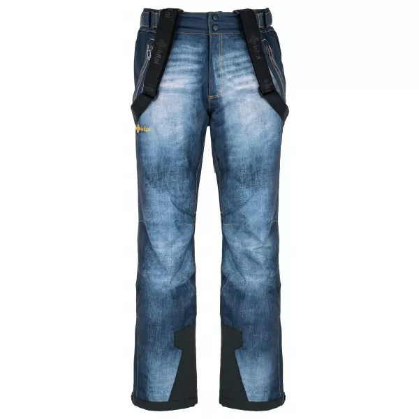  Pantaloni de schi pentru bărbați KILPI DENIMO-M QM0254KI ALBASTRU ÎNCHIS 