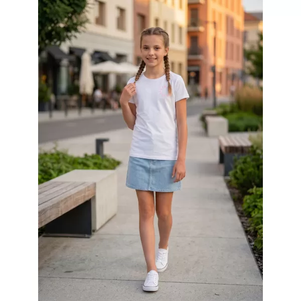  Tricou de fată cu mâneci scurte SAM 73 LEONI GT 553 ALB 