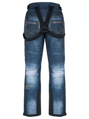 Pantaloni de schi pentru bărbați KILPI DENIMO-M QM0254KI ALBASTRU ÎNCHIS