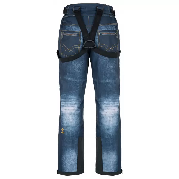  Pantaloni de schi pentru bărbați KILPI DENIMO-M QM0254KI ALBASTRU ÎNCHIS 