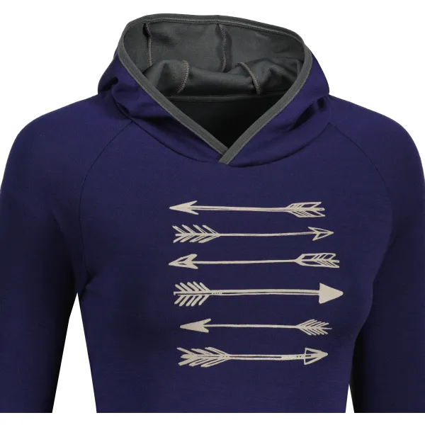 Hanorac de damă SENSOR MERINO UPPER ARROWS 21200041 DEEP BLUE 