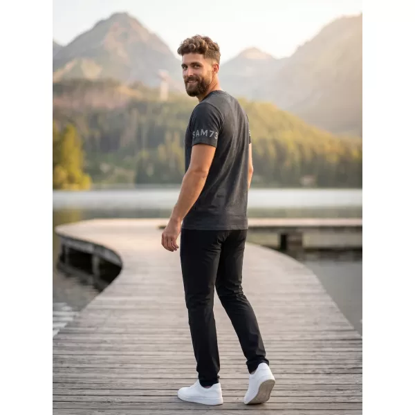  Tricou pentru bărbați cu mâneci scurte SAM 73 MATTHEW MT 779 NEGRU 