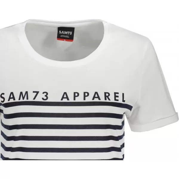  Tricou pentru femei cu mâneci scurte SAM 73 LANE WT 834 ALB 