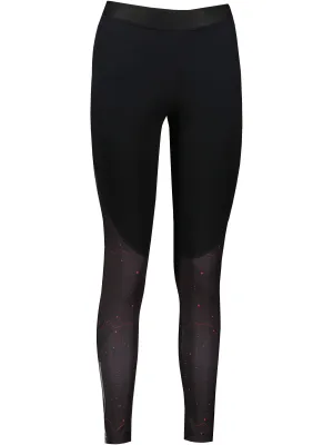 Pantaloni termici de damă SENSOR DOTS 21200054 NEGRU/ROZ