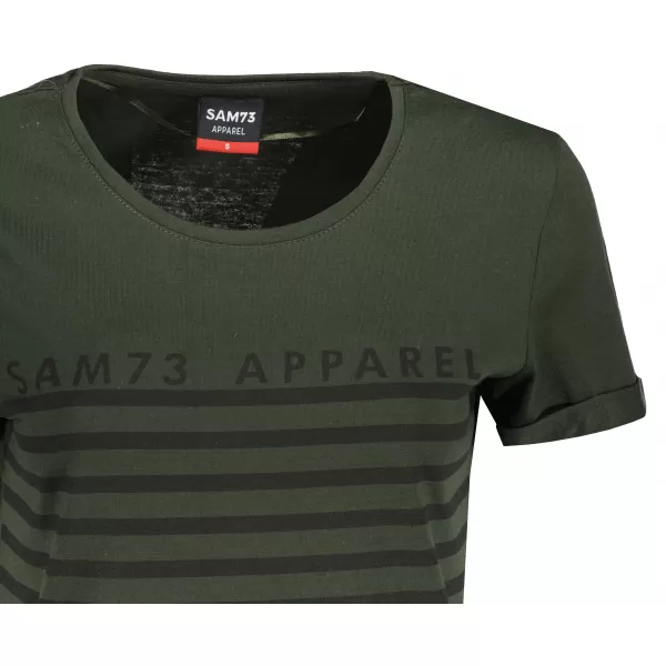  Tricou pentru femei cu mâneci scurte SAM 73 LANE WT 834 ARMATĂ 
