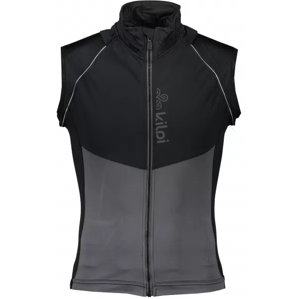  Jachetă softshell pentru bărbați KILPI ZAIN-M QM0110KI GRI ÎNCHIS 