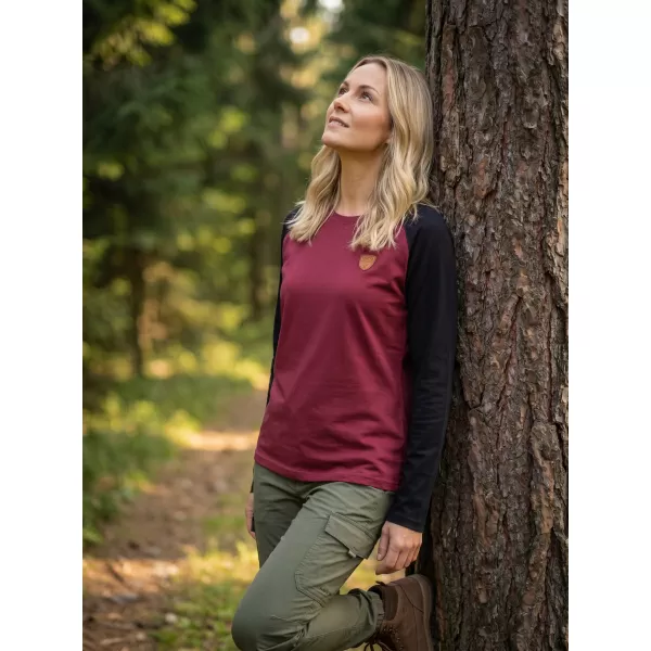  Tricou pentru femei cu mâneci lungi SAM 73 TIA WT 833 ROZ ÎNCHIS 
