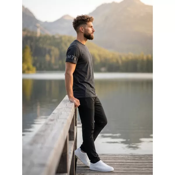  Tricou pentru bărbați cu mâneci scurte SAM 73 MATTHEW MT 779 NEGRU 