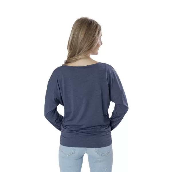  Tricou pentru femei cu mâneci lungi SAM 73 SANDRA WT 830 ALBASTRU 