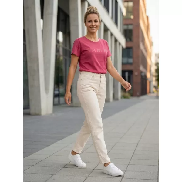  Tricou pentru femei cu mâneci scurte SAM 73 JOHANNA WT 835 ROZ ÎNCHIS 