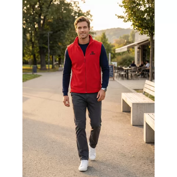  Vestă din lână pentru bărbați ALTISPORT ALM006518 ROȘU 