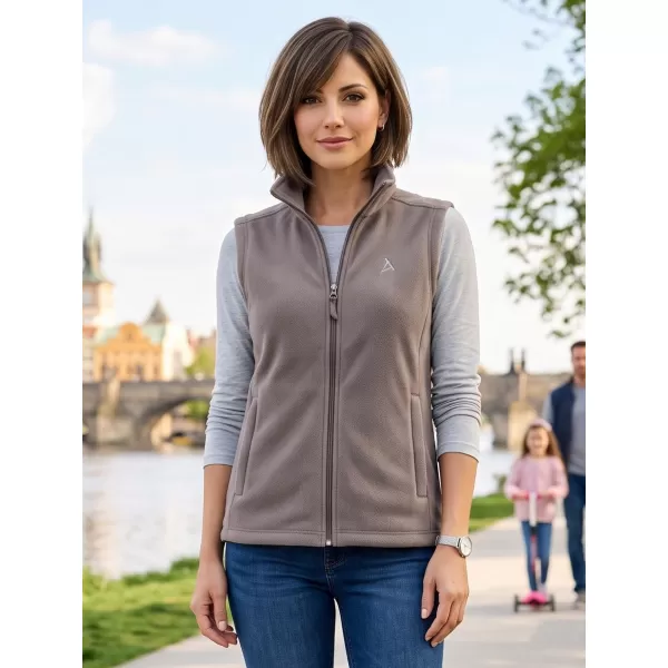  Vesta de dama fleece ALTISPORT ALW002518 GRI OȚEL 