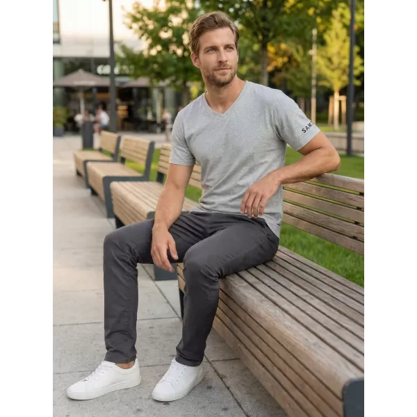  Tricou pentru bărbați cu mâneci scurte SAM 73 BLANE MT 807 GRI 