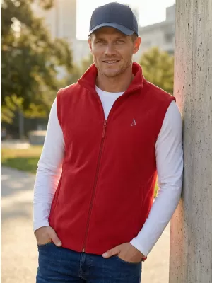 Vestă din lână pentru bărbați ALTISPORT ALM002518 BURGUNDIA