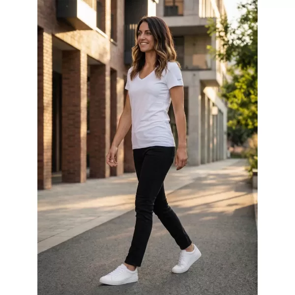  Tricou pentru femei cu mâneci scurte SAM 73 UNA WT 866 ALB 