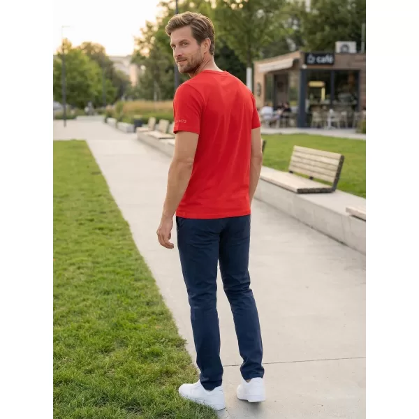  Tricou pentru bărbați cu mâneci scurte SAM 73 BLANE MT 807 ROŞU 