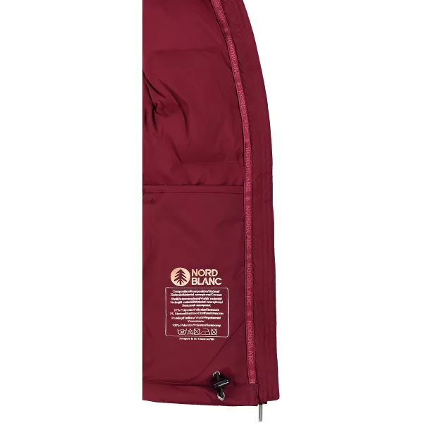  Vestă de iarnă NORDBLANC PLAINNESS NBWJL7536 BURGUNDIA 