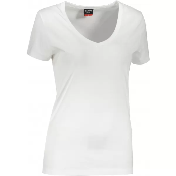  Tricou pentru femei cu mâneci scurte SAM 73 UNA WT 866 ALB 