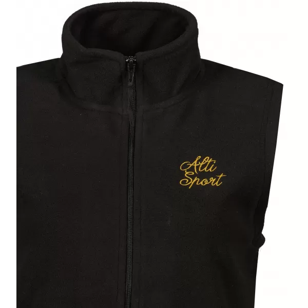  Vesta de dama fleece ALTISPORT ALW056518 NEGRU SI AURIU 