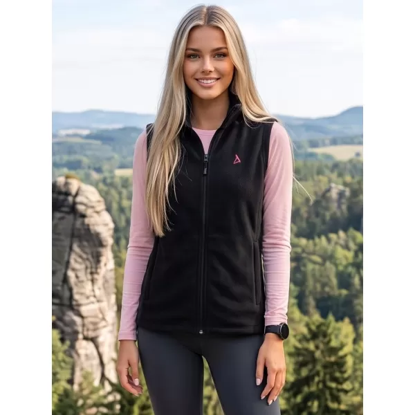  Vesta de dama fleece ALTISPORT ALW002518 NEGRU ROZ 