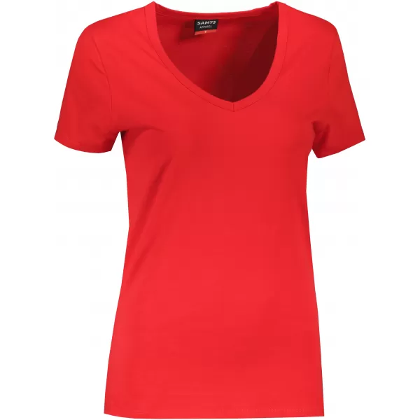  Tricou pentru femei cu mâneci scurte SAM 73 UNA WT 866 ROŞU 