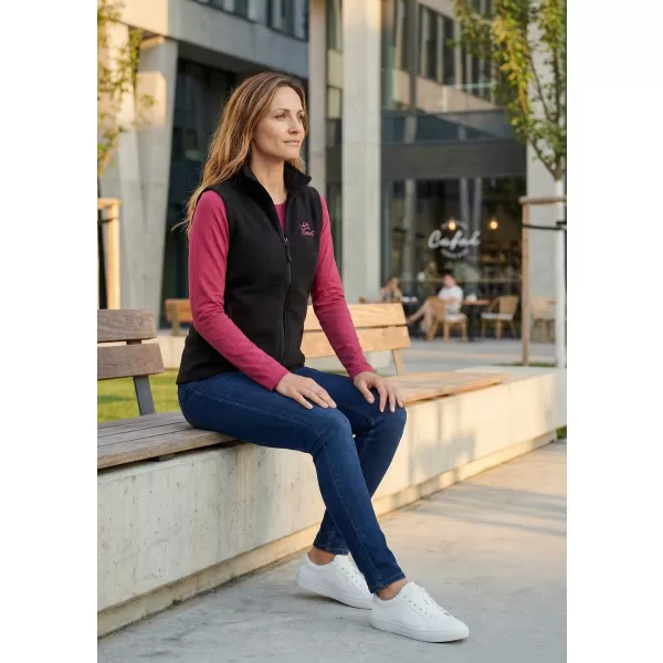  Vesta de dama fleece ALTISPORT ALW056518 NEGRU ROZ 