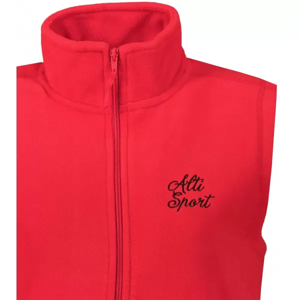  Vesta de dama fleece ALTISPORT ALW056518 ROȘU 