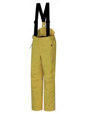Pantaloni de schi pentru copii HANNAH AKITA JR II GALBEN VIBRANT