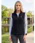 Vesta de dama fleece ALTISPORT ALW002518 NEGRU SI ARGINTIU