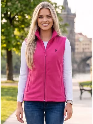 Vesta de dama fleece ALTISPORT ALW002518 FUCSIE